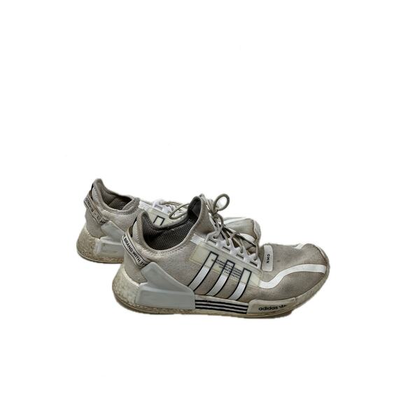 adidas NMD R1 V2 White Black Mens 13 - Picture 3 of 7